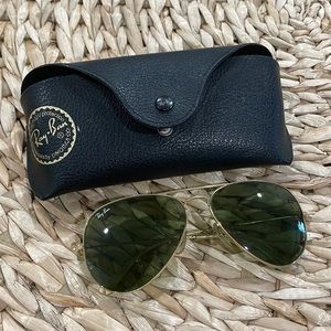 Vintage Rayban Aviator Gold plated